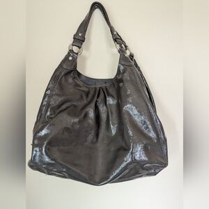 Coach Shimmering Silver Hobo Bag